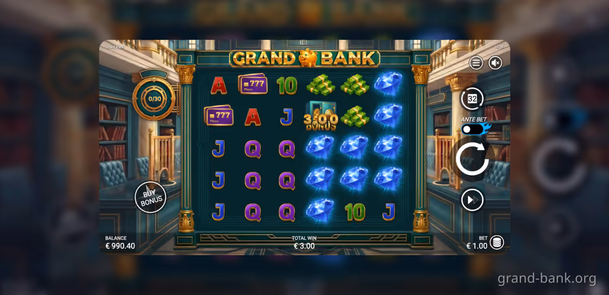 Grand Bank by ICONIC21 — slot gameplay