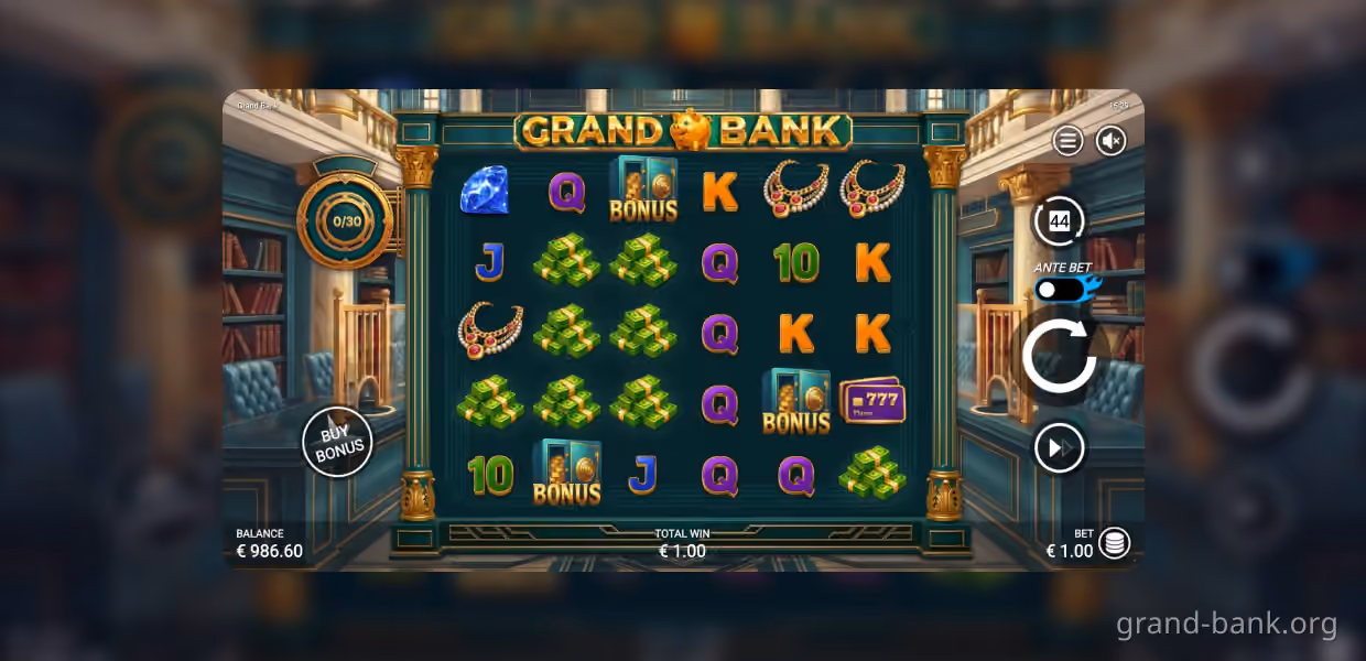 Grand Bank gameplay